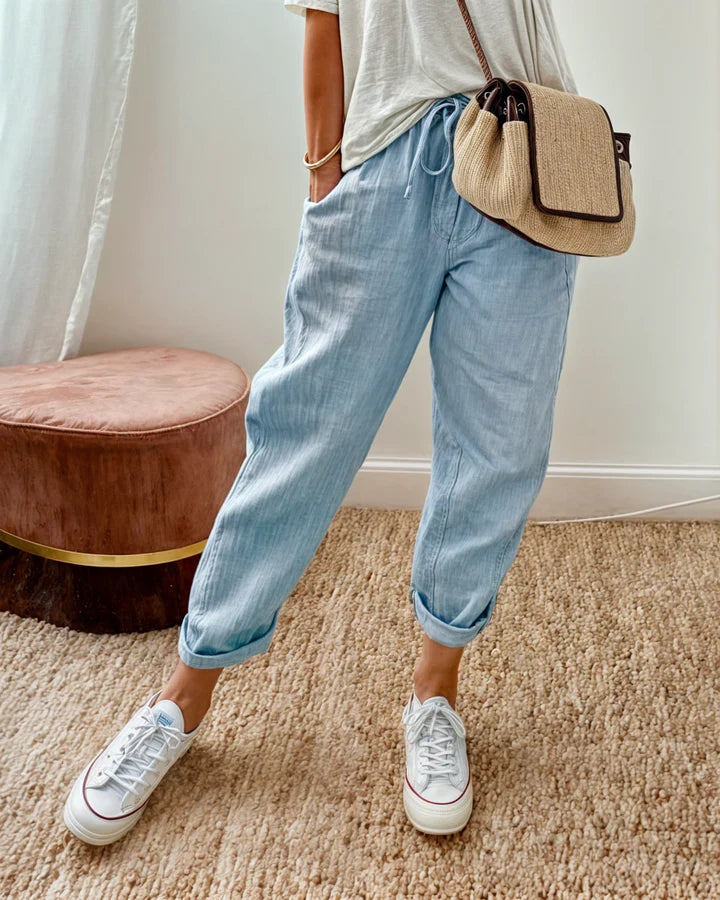 BRISA | Pantalón fluido de lino con ajuste relajado