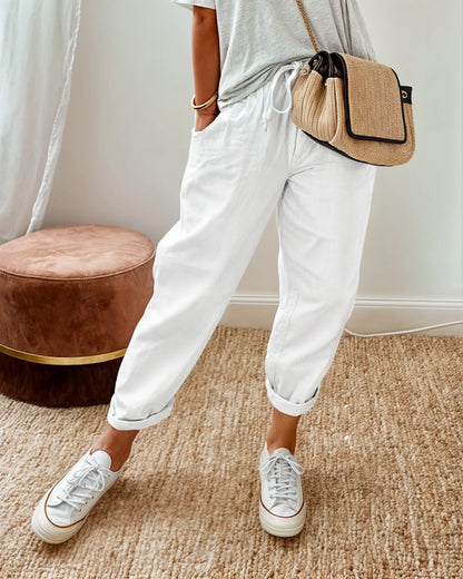 BRISA | Pantalón fluido de lino con ajuste relajado