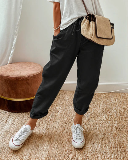BRISA | Pantalón fluido de lino con ajuste relajado