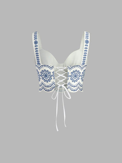 IBIZA | Conjunto falda estampado