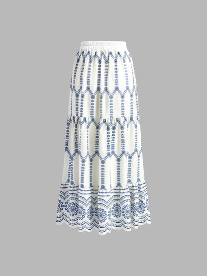 IBIZA | Conjunto falda estampado