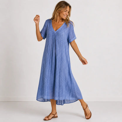 VIOLETTE | Vestido largo fluido