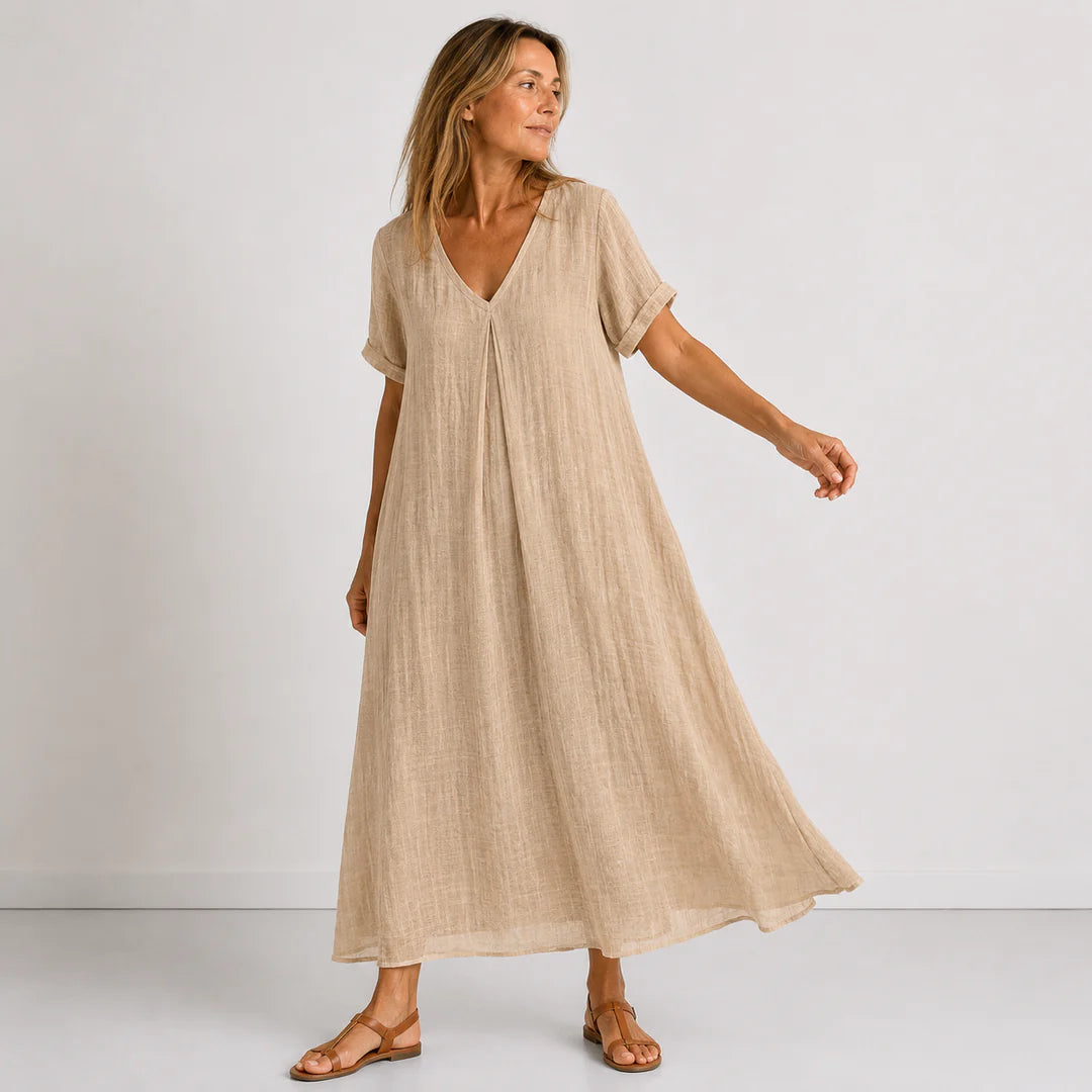VIOLETTE | Vestido largo fluido