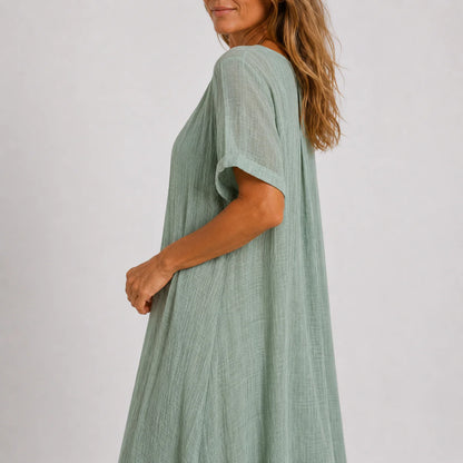 VIOLETTE | Vestido largo fluido