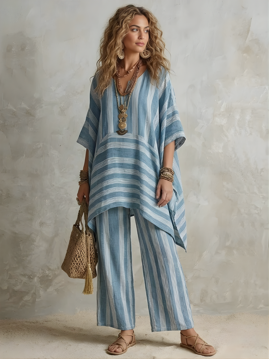 YLENIA | Conjunto fluido con estilo relajado y caída favorecedora
