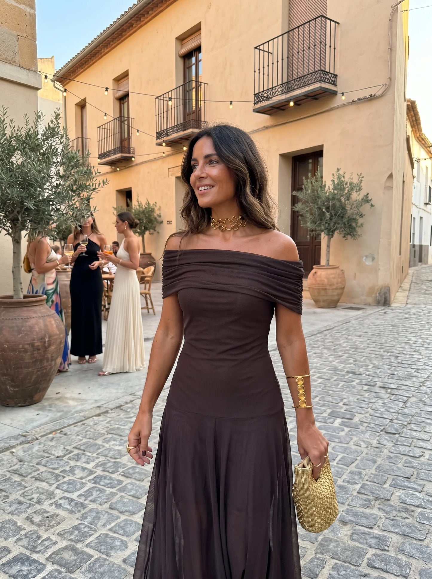 CARLA | Vestido maxi elegante y sencillo