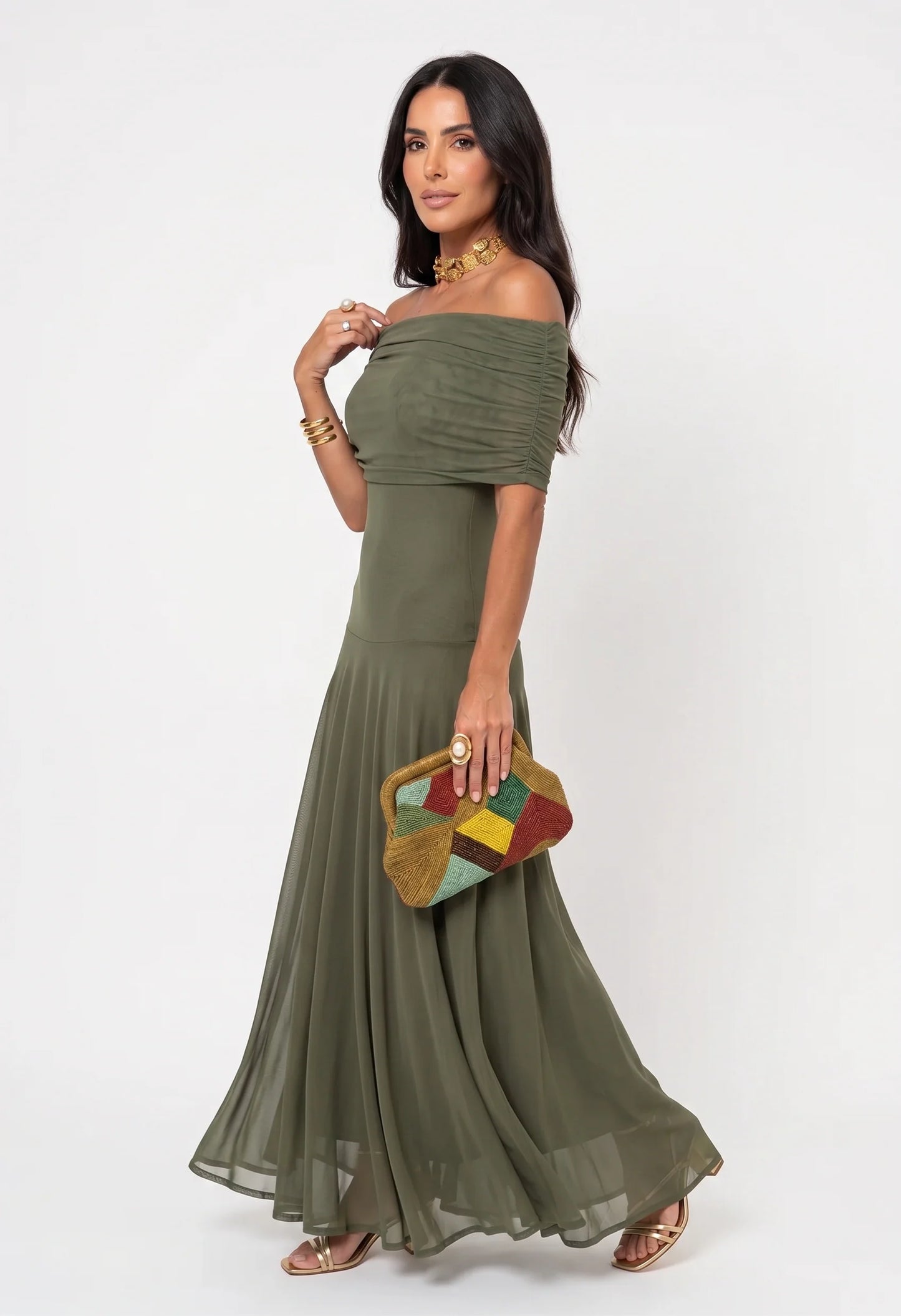 CARLA | Vestido maxi elegante y sencillo