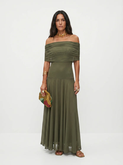 CARLA | Vestido maxi elegante y sencillo