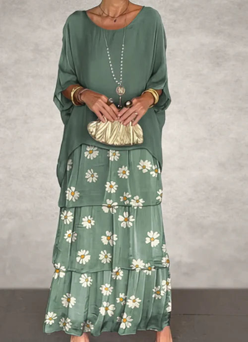 SOFÍA | Vestido fluido con volantes y caída elegante