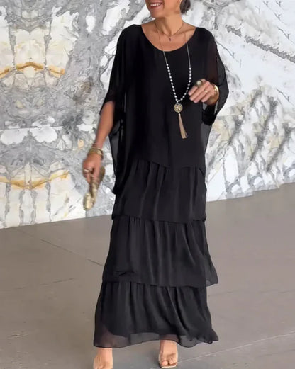 SOFÍA | Vestido fluido con volantes y caída elegante