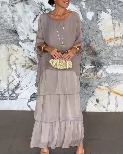 SOFÍA | Vestido fluido con volantes y caída elegante
