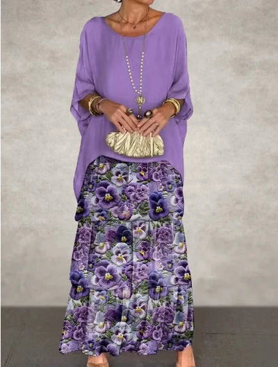 SOFÍA | Vestido fluido con volantes y caída elegante